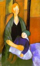 Haga click para ver la imagen ampliada seated woman with child.jpg